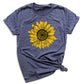 Cute Sunflower Shirt – Flower Garden Graphic Tee for Women, Mother's Day Gift