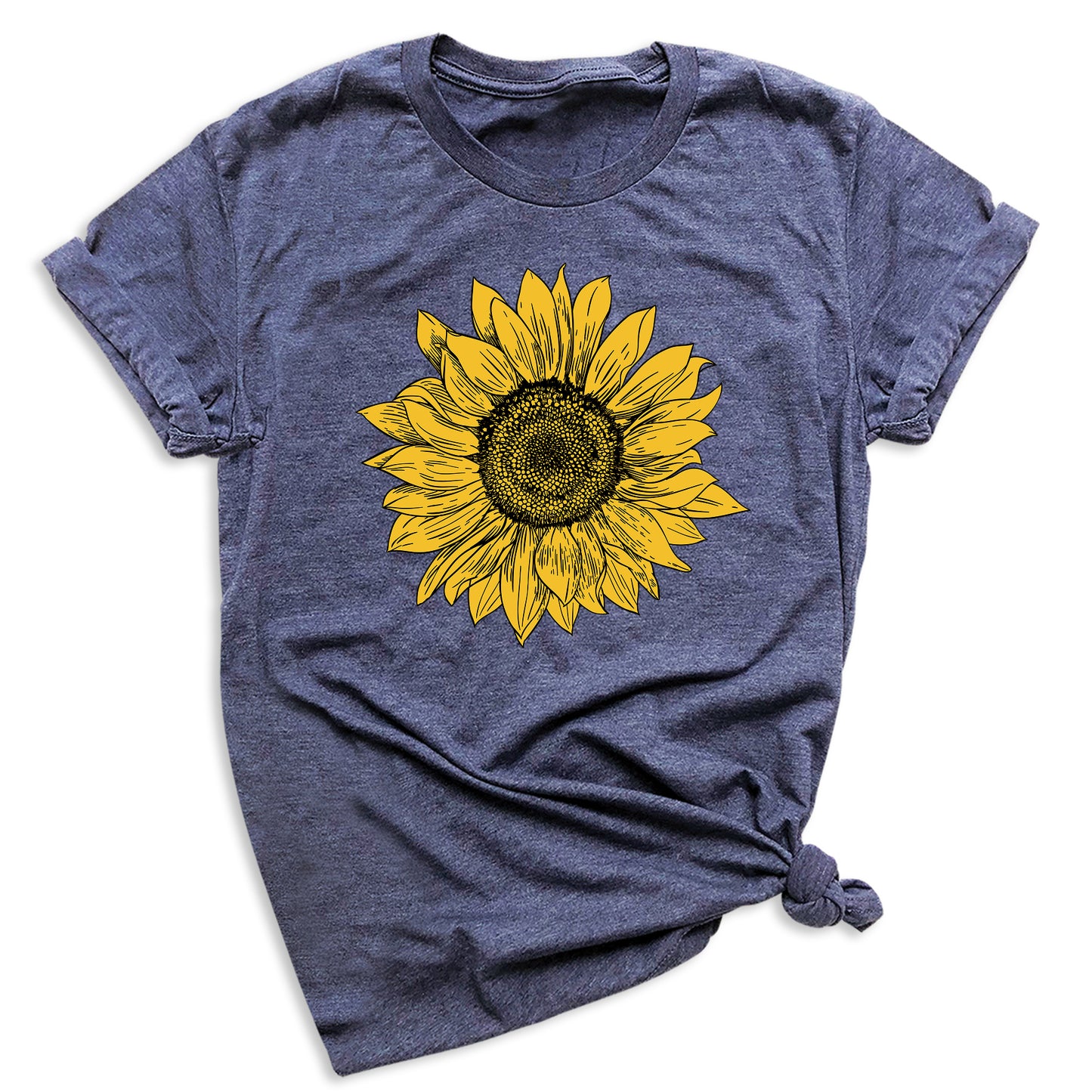 Cute Sunflower Shirt – Flower Garden Graphic Tee for Women, Mother's Day Gift