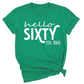 Hello Sixty Vintage 1966 Shirt – 60th Birthday Gift Tee
