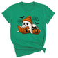 Reading Ghost Halloween Shirt – Book Lover Spooky Season Tee