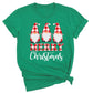 Gnomes Buffalo Plaid Christmas Shirt – Matching Family Xmas Tee – Merry Gnomes Holiday Shirt