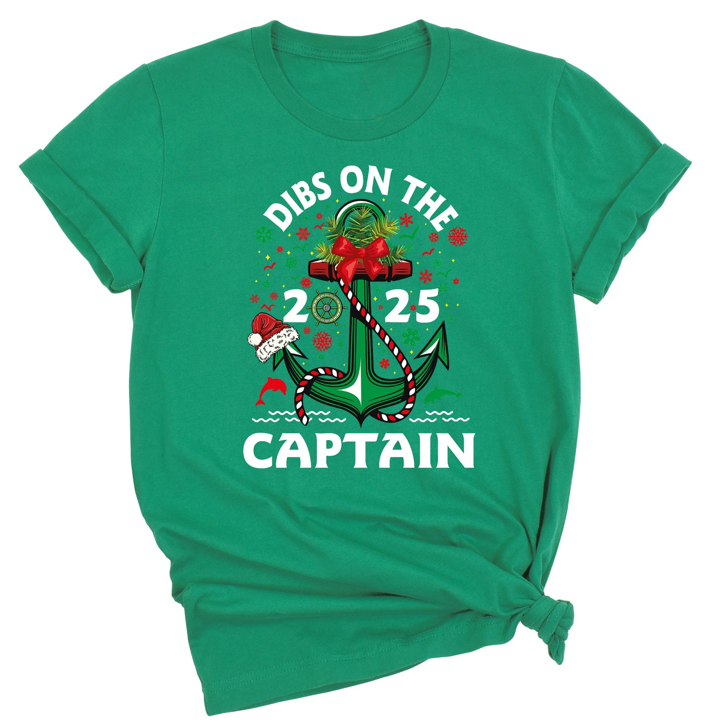 Christmas Dibs on the Captain Shirt – Nautical Christmas Tee for Boat Lovers | Captain Cruise Holiday T-Shirt 2025