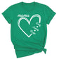 Custom Mama Shirt with Kids Names – Personalized Mom Heart Tee