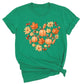 Thanksgiving Pumpkin Heart Shirt – Fall Harvest Graphic Tee