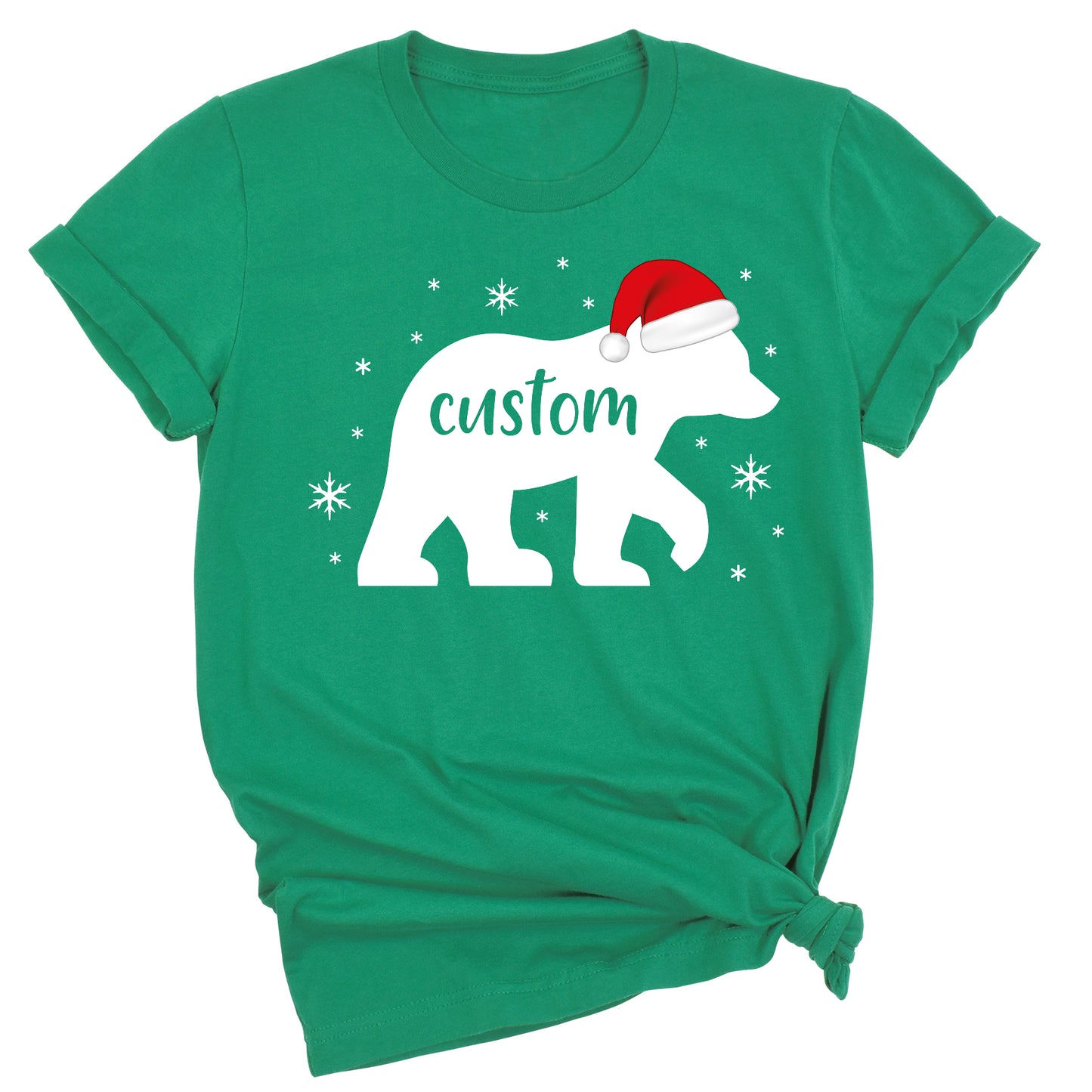 Matching Family Bear Christmas Shirts – Custom Holiday Bear Tees for Mom, Dad & Kids | Personalized Xmas Family Outfits