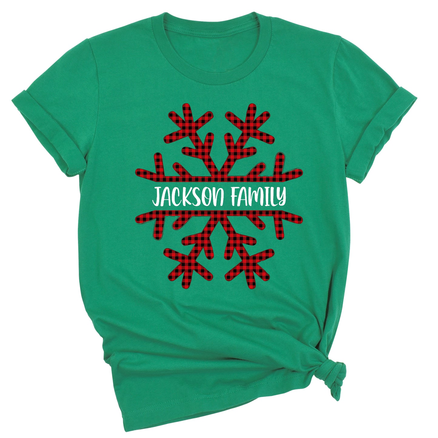 Custom Christmas Snowflake Shirts | Matching Family Holiday Tees