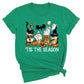 Tis The Season Halloween Coffee Shirt – Funny Fall Shirt for Women, Cute Pumpkin Coffee Tee, Autumn Halloween Gift