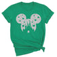 Glitter Mickey Minnie Couple Shirt – Disney Valentine Family Tee