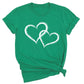 Valentine’s Day Heart Shirt – Retro Love Tee for Couples & Women