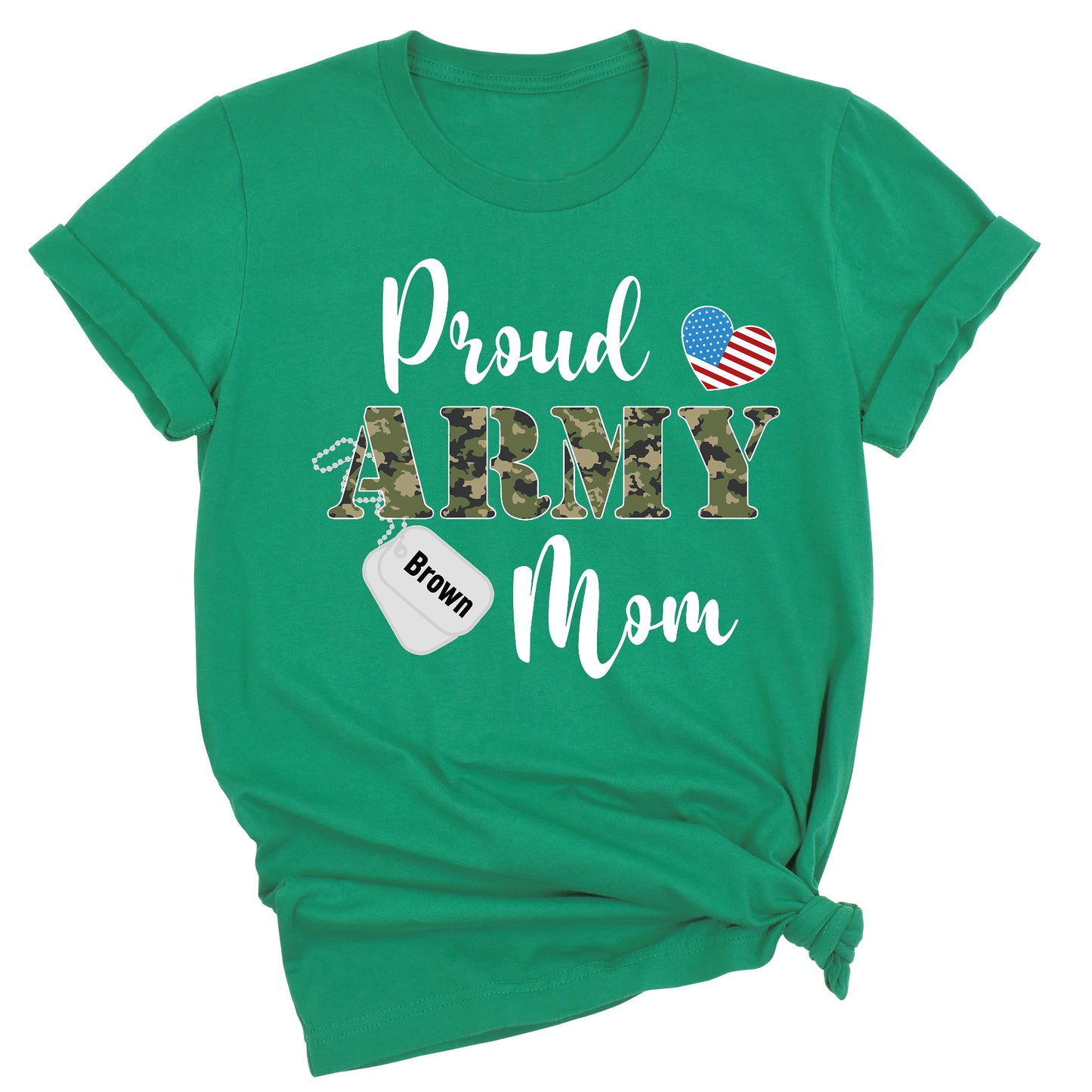 Custom Proud Army Mom Shirt – Mom Patriotic T-Shirt
