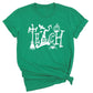 Halloween Teach T-Shirt – Cute Pumpkin School Shirt, Fall Teacher Tee for Spooky Season