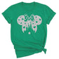 Glitter Mickey Minnie Couple Shirt – Disney Valentine Family Tee