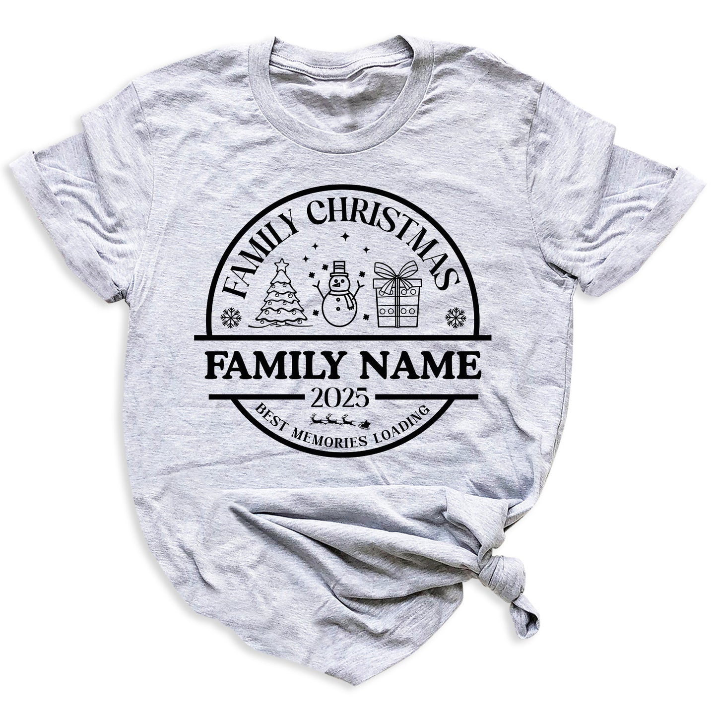 Christmas Custom Matching Family Name Shirts – Personalized Family Christmas T-Shirts & Group Tees
