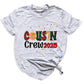 Cousin Crew 2025 Christmas Shirt – Matching Family Holiday Tee, Christmas Cousins T-Shirt
