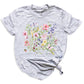 Wildflower Shirt – Vintage Floral Boho Tee for Women