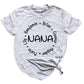 Personalized Nana Papa Shirt with Kids Names Custom Mama & Dada Gift