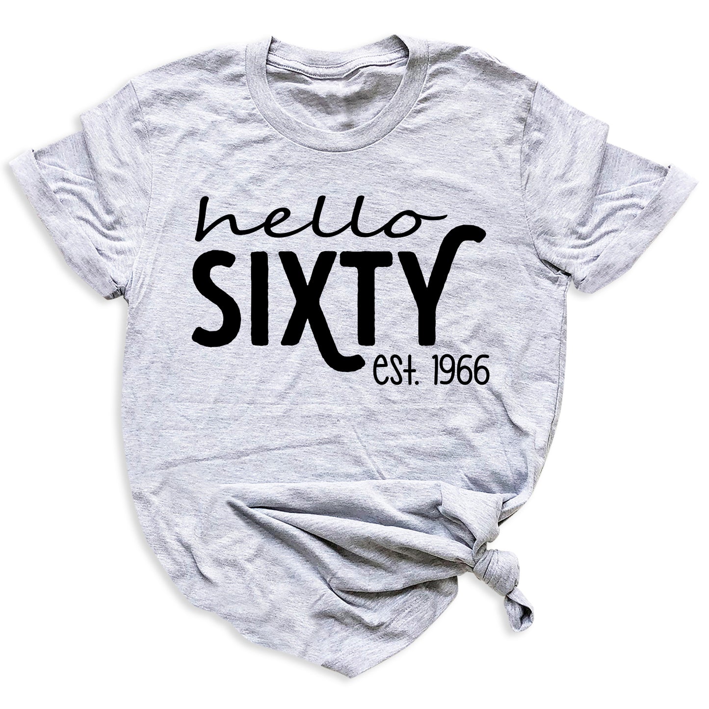 Hello Sixty Vintage 1966 Shirt – 60th Birthday Gift Tee