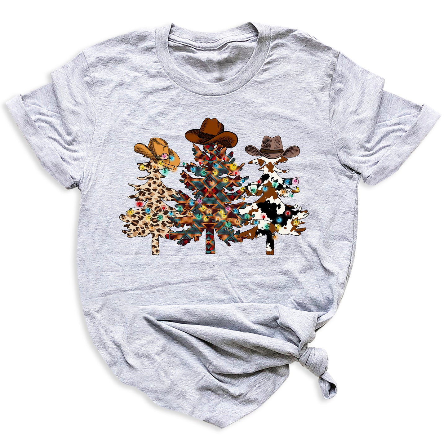 Christmas Cowboy Shirt – Western Santa Holiday Party Tee