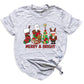 Merry and Bright Christmas Shirt – Women’s Holiday Tree Tee