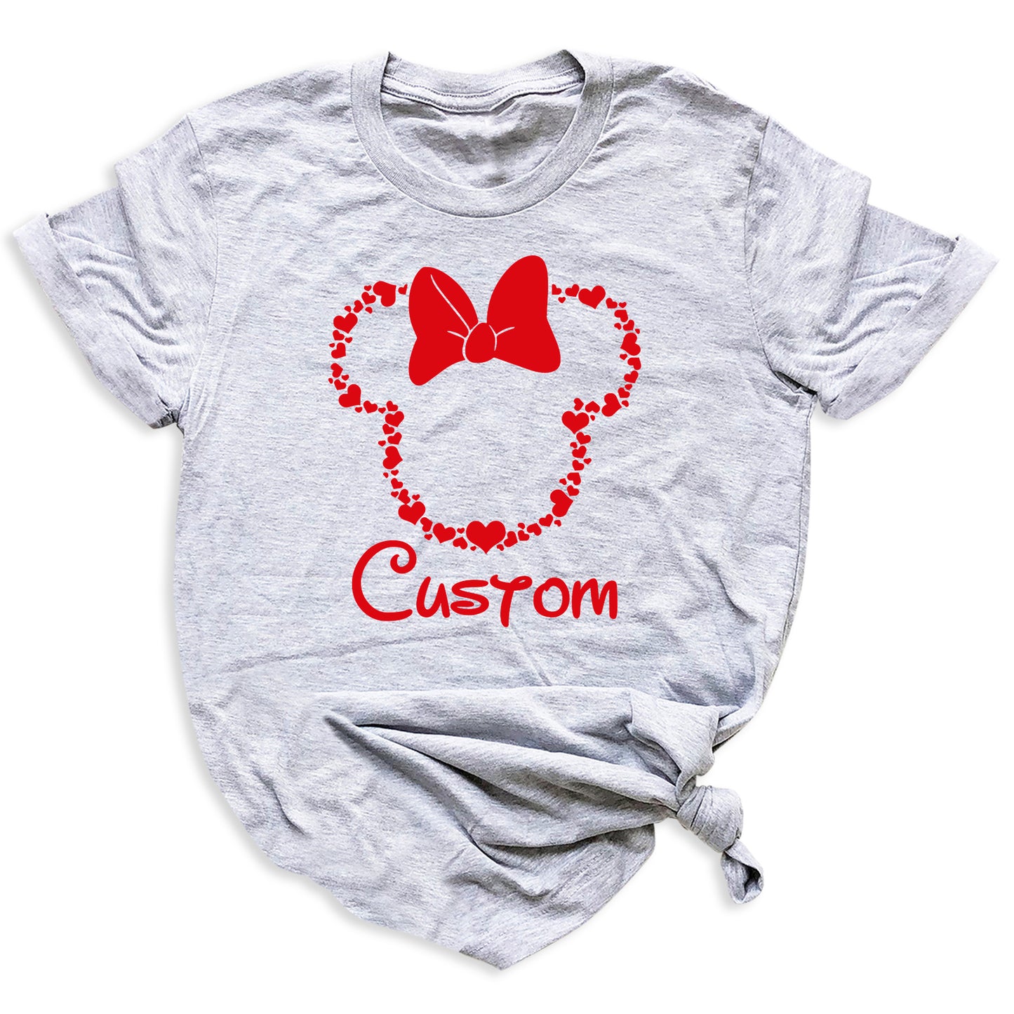 Custom Mickey Minnie Valentine Shirt – Disney Couple Matching Tee