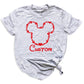 Custom Mickey Minnie Valentine Shirt – Disney Couple Matching Tee