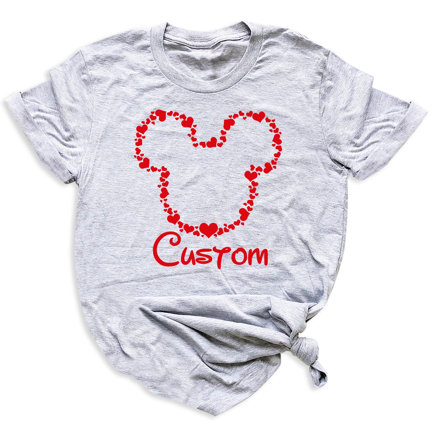Custom Mickey Minnie Valentine Shirt – Disney Couple Matching Tee