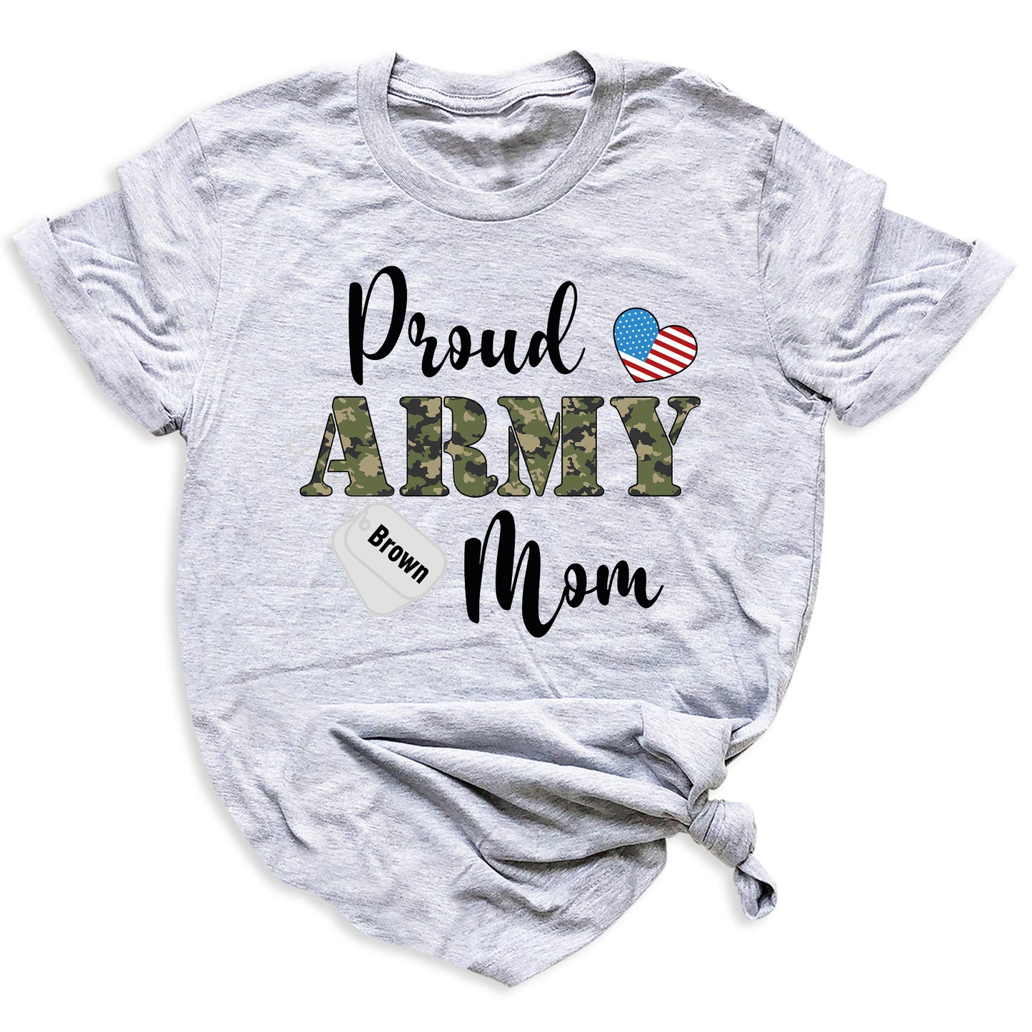 Custom Proud Army Mom Shirt – Mom Patriotic T-Shirt