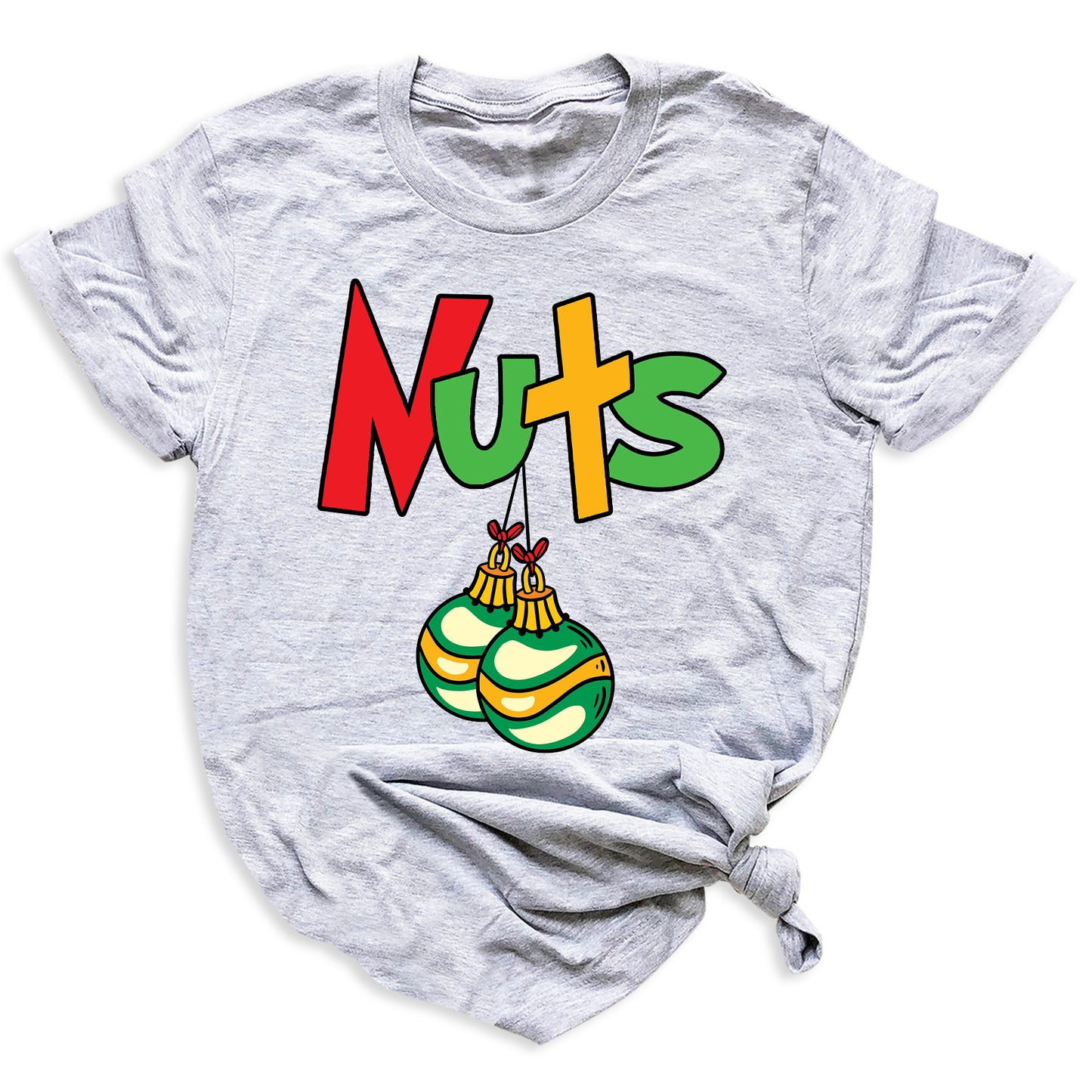 Christmas Chest Nuts Couple Shirts – Funny Matching Holiday Tees for Men & Women, Sarcastic Xmas Party Outfit, Boyfriend Girlfriend Gift