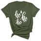 Cute Ho Ho Ho Christmas T-Shirt – Santa Holiday Shirt for Women & Men