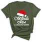 Custom Christmas Crew 2025 Shirt – Matching Family Holiday Tee, Personalized Christmas Shirts