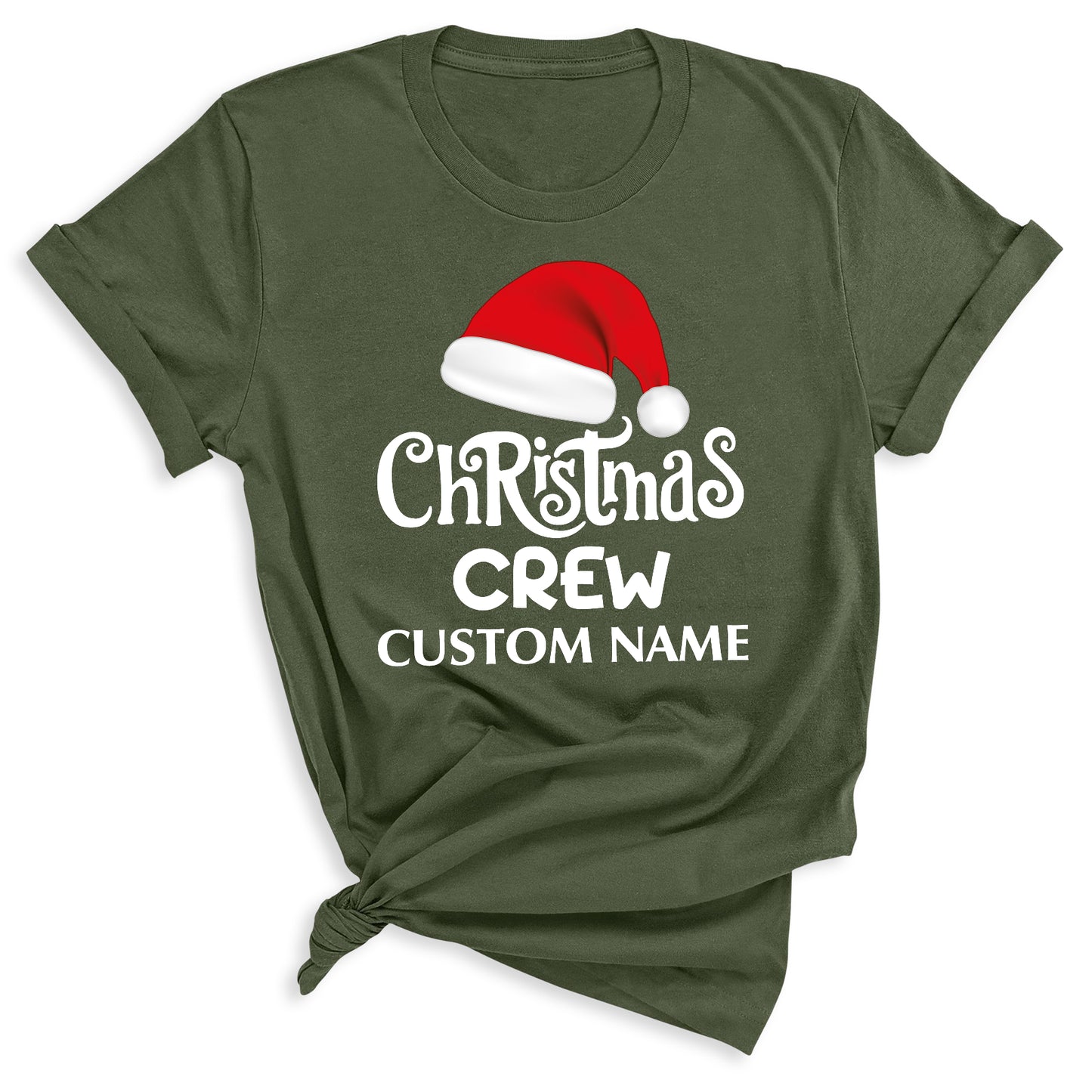 Custom Christmas Crew 2025 Shirt – Matching Family Holiday Tee, Personalized Christmas Shirts