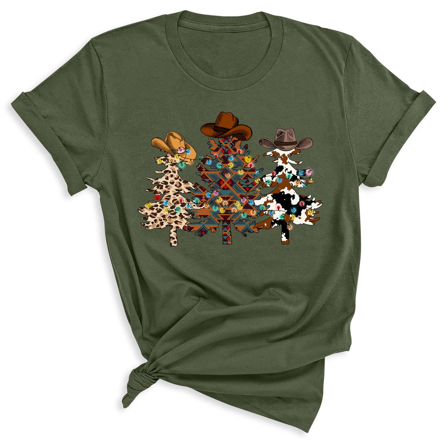 Christmas Cowboy Shirt – Western Santa Holiday Party Tee