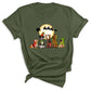 Christmas Dog Shirt – Santa Reindeer Dog Lover Holiday Tee