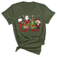 Merry and Bright Christmas Shirt – Women’s Holiday Tree Tee
