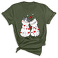 Valentine’s Day Cat Shirt for Couples – Cute Cats with Hearts Tee
