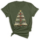 Books Tree Christmas Shirt – Book Lover Holiday Bookworm Tee