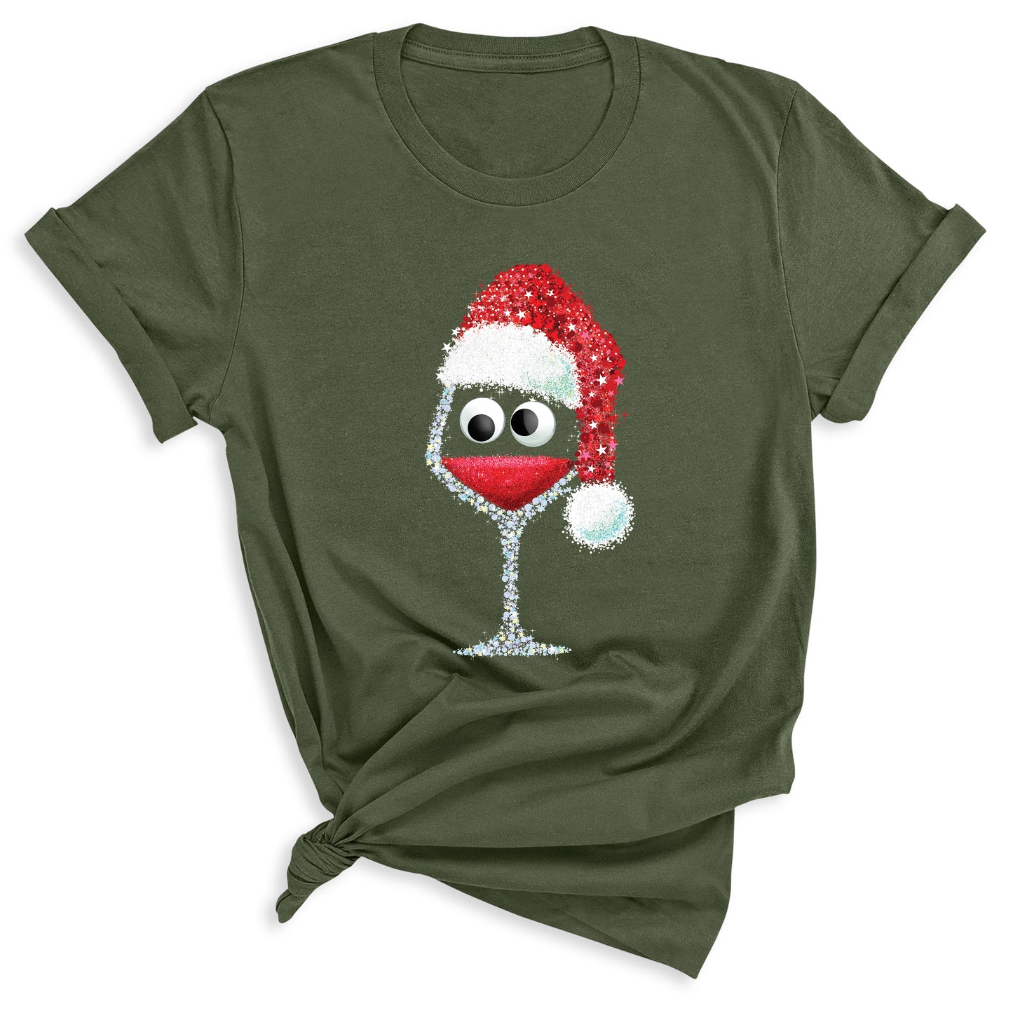 Funny Christmas Wine Shirt – Women’s Xmas Party Tee, Wine Lover Holiday Top, Drinking Holiday Shirt