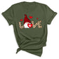 Love Buffalo Plaid Gnome Valentine Shirt Cute Red Heart Tee