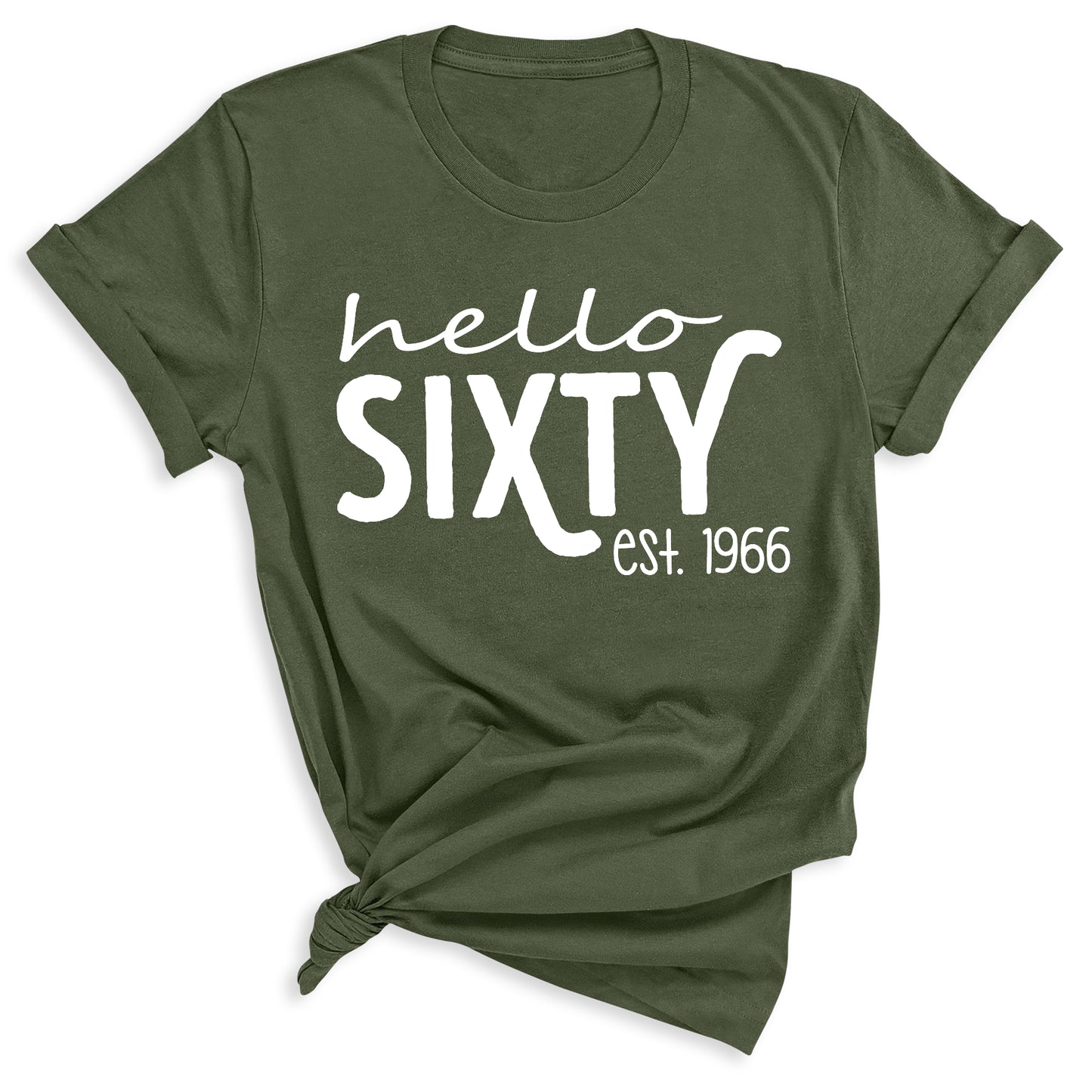 Hello Sixty Vintage 1966 Shirt – 60th Birthday Gift Tee