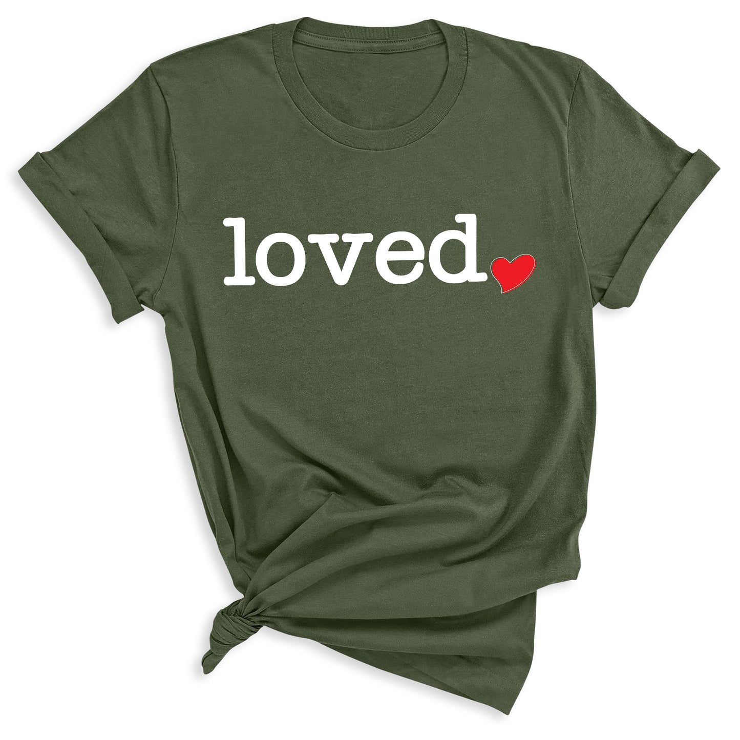 Loved Shirt for Women | You Are Loved Cute Heart Valentine T-Shirt