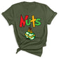 Christmas Chest Nuts Couple Shirts – Funny Matching Holiday Tees for Men & Women, Sarcastic Xmas Party Outfit, Boyfriend Girlfriend Gift