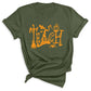 Halloween Teach T-Shirt – Cute Pumpkin School Shirt, Fall Teacher Tee for Spooky Season