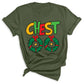 Christmas Chest Nuts Couple Shirts – Funny Matching Holiday Tees for Men & Women, Sarcastic Xmas Party Outfit, Boyfriend Girlfriend Gift