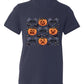 Funny Halloween Pumpkin Face Shirt – Coquette Bow Spooky Season Tee
