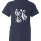 Cute Ho Ho Ho Christmas T-Shirt – Santa Holiday Shirt for Women & Men