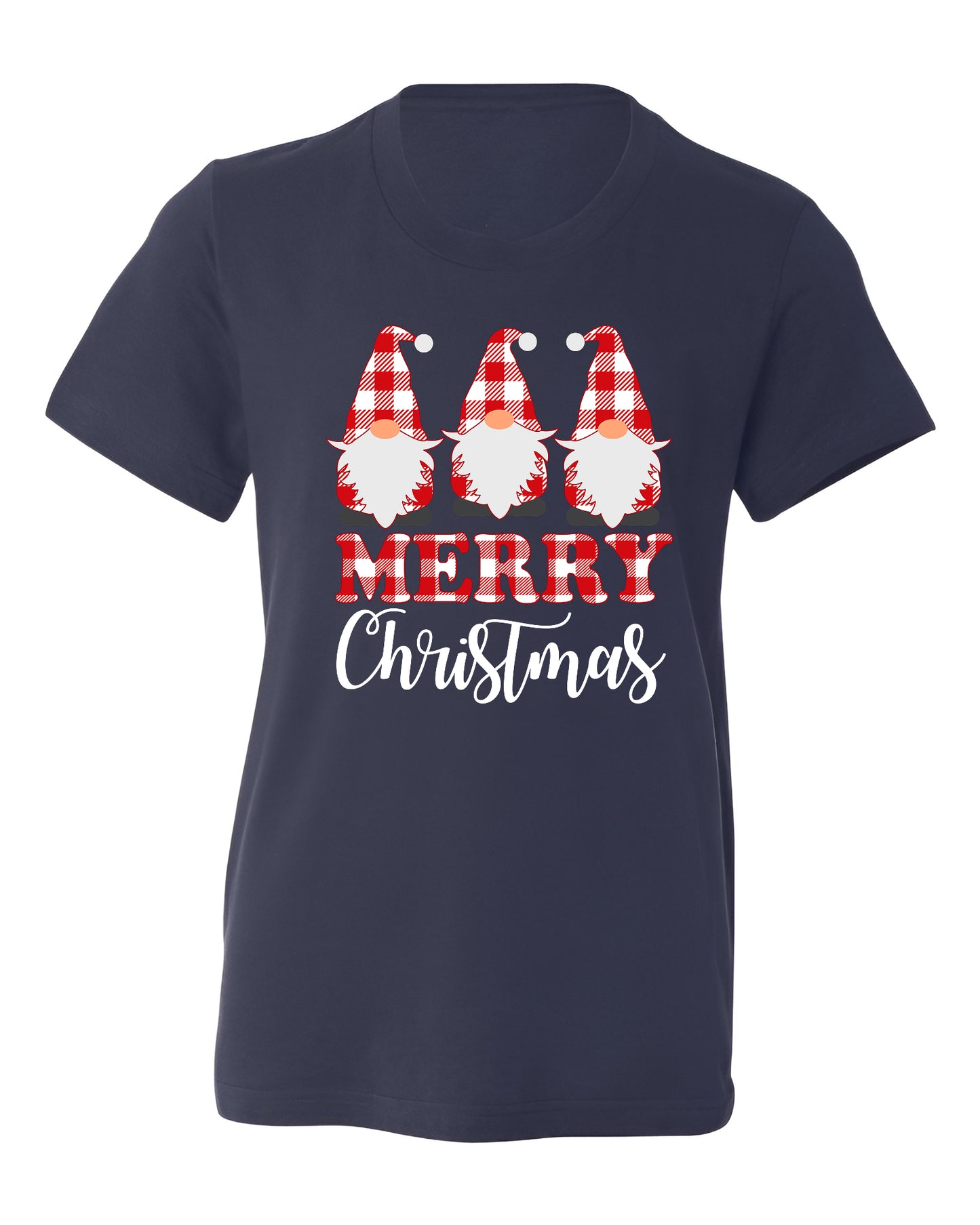 Gnomes Buffalo Plaid Christmas Shirt – Matching Family Xmas Tee – Merry Gnomes Holiday Shirt