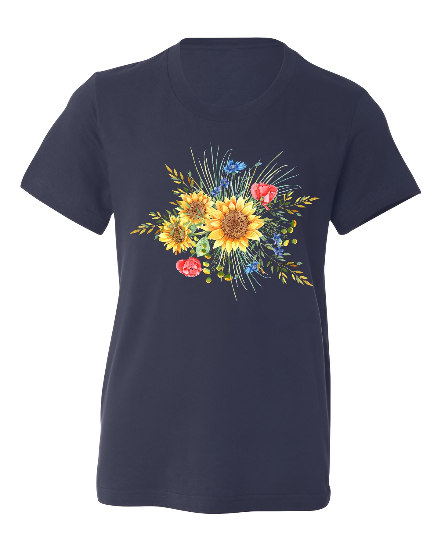 Botanical Sunflower Shirt – Summer & Fall Flower Tee