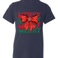 Merry Christmas Bow Shirt – Cute Coquette Holiday Tee for Women & Girls, Festive Family Xmas Top