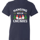 Hanging With My Gnomies Christmas Shirt – Cute Gnome Holiday Tee, Family Matching Xmas T-Shirt, Santa Gnome Party Shirt