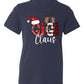 Gigi Claus Christmas Shirt for Grandma – Custom Gigi, Mimi, Nana Xmas Tee with Santa Hat & Plaid Design